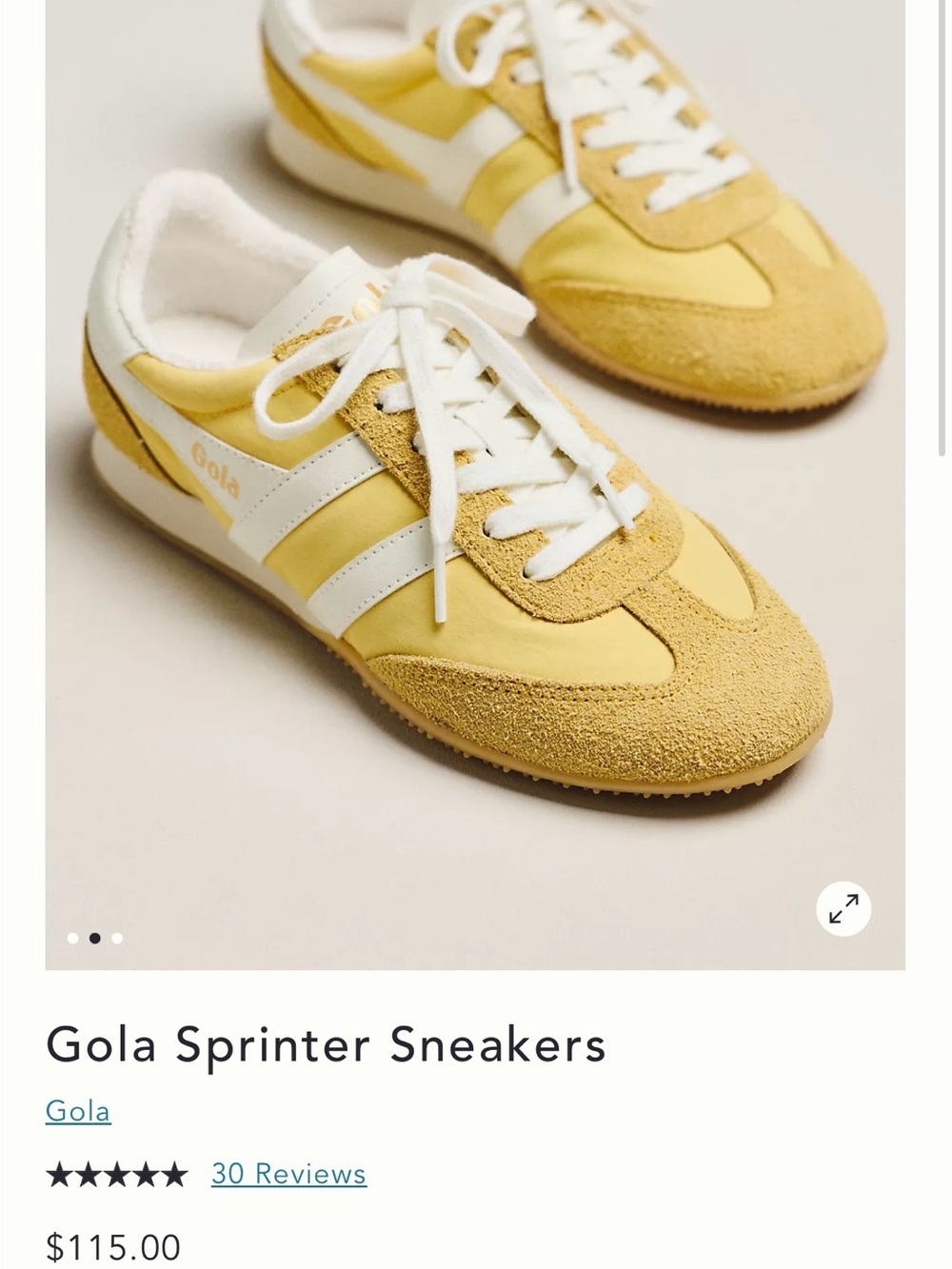New Gola Sprinter Sneakers